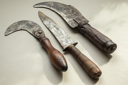 Antike messer sichel - antike, (sichel