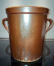 antiker Steingut Topf Askania