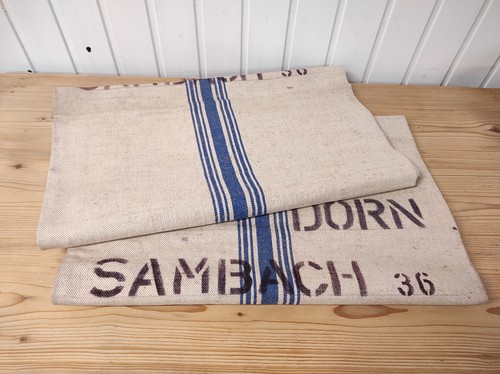 Alter mehlsack mit aufschrift - mehlsack,