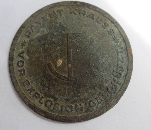 Altes messing typenschild - messing,