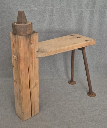 Dengelbank holz metal bank mit - dengelbank, holz-metal
