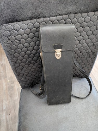 Vintage leder tasche köcher - tasche,