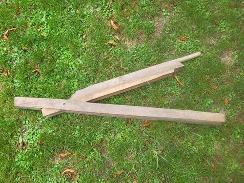 Altes strohdachwerkzeug - altes,