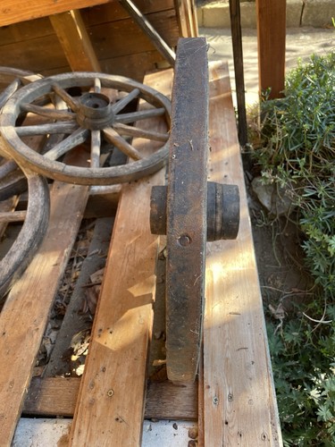 Alte holz speichenräder - 4x, holz-speichenräder