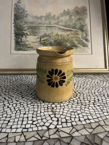 Antik hanferware ton töpfchen - antik,