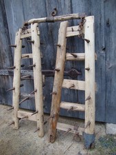 Alte antike Holz Egge Pflug